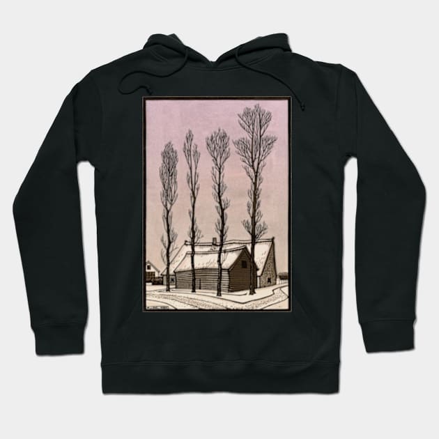 Winter scene Hoodie by UndiscoveredWonders